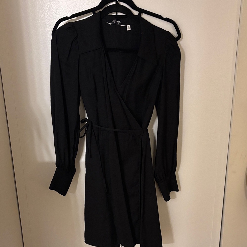 & Other Stories Black Long Sleeve Dress